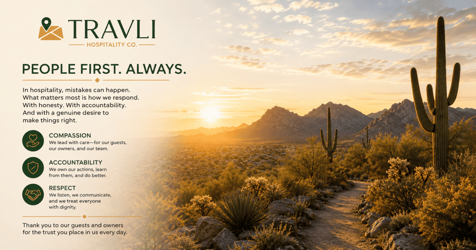 A hospitality lesson in assumption, escalation, and grace at Travli Hospitality Co.